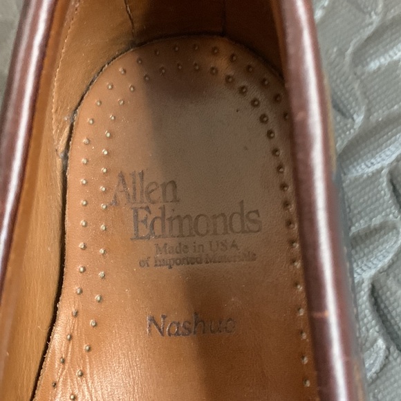 ALLEN EDMONDS Nashua Men’s Oxford size 8 D Made in USA - Picture 7 of 11